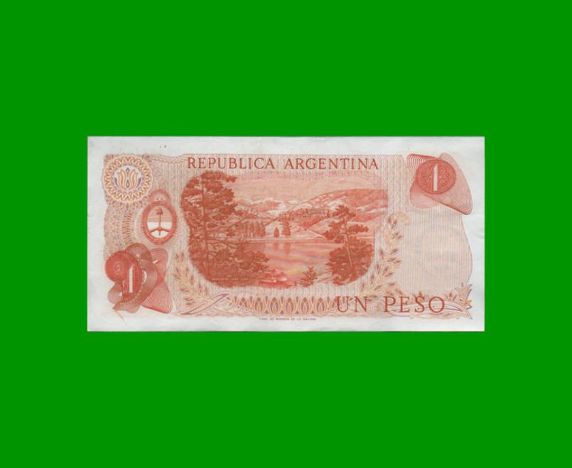 PESOS LEY 18.188 $1,00, BOT 2313, AÑO 1973, ESTADO EXCELENTE- .- - Imagen 2