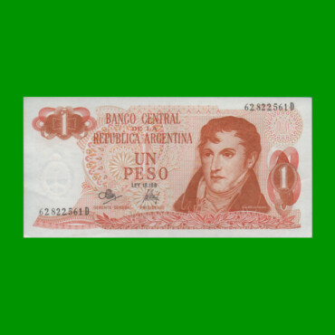 PESOS LEY 18.188 $1,00, BOT 2313, AÑO 1973, ESTADO EXCELENTE+ .-