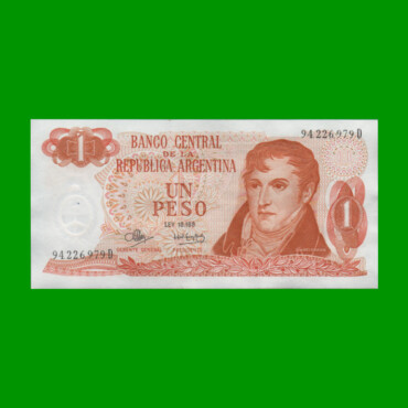 PESOS LEY 18.188 $1,00, BOT 2315, AÑO 1973, ESTADO EXCELENTE+ .-