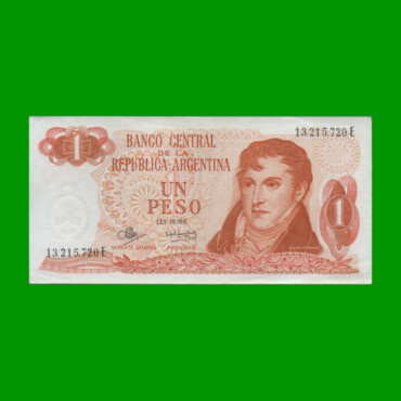PESOS LEY 18.188 $1,00, BOT 2316, AÑO 1973, ESTADO EXCELENTE+ .-