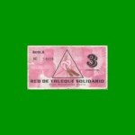 BONO RED DEL TRUEQUE SOLIDARIO, ZONA BONAERENSE OESTE, 3 CREDITOS, MG 474, ESTADO BUENO.-