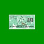 BONO RED DEL TRUEQUE SOLIDARIO, ZONA BONAERENSE OESTE, 10 CREDITOS, MG 476, ESTADO REGULAR.-