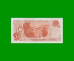 PESOS LEY 18.188 $1,00, BOT 2318, AÑO 1974, ESTADO EXCELENTE.- - Imagen 2
