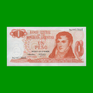 PESOS LEY 18.188 $1,00, BOT 2318, AÑO 1974, ESTADO EXCELENTE+ .-