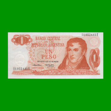PESOS LEY 18.188 $1,00, BOT 2318, AÑO 1974, ESTADO SIN CIRCULAR.-
