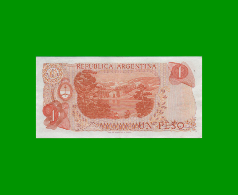 PESOS LEY 18.188 $1,00, BOT 2318a, AÑO 1974, ESTADO EXCELENTE.- - Imagen 2