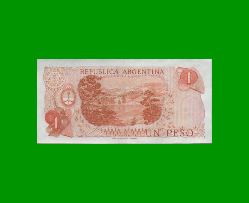 PESOS LEY 18.188 $1,00, BOT 2302, AÑO 1970, ESTADO EXCELENTE+ .- - Imagen 2