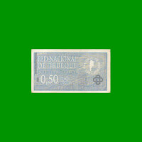 BONO RED NACIONAL DE TRUEQUE CORDOBA CAPITAL, 0,50 MEDIO CREDITO, MG 1672, ESTADO MUY BUENO.-