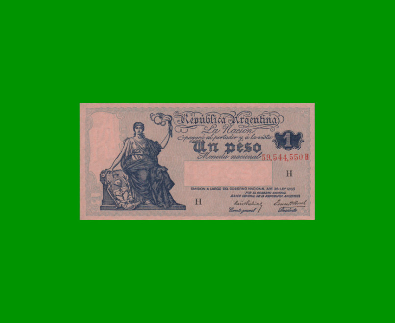 EL PROGRESO $ 1,00, BOT 1819, AÑO 1940, ESTADO SIN CIRCULAR.-