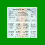 BONO DE LA RIOJA $1,00 SERIE A, AÑO 1996, ESTADO SIN CIRCULAR.-