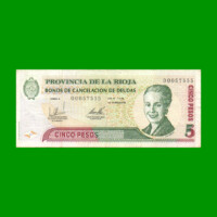 BONO DE LA RIOJA $5,00 SERIE A, EC 361, AÑO 2001, ESTADO MUY BUENO.-