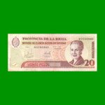 BONO DE LA RIOJA $20,00 SERIE A, EC 365, AÑO 2001, ESTADO MUY BUENO.-