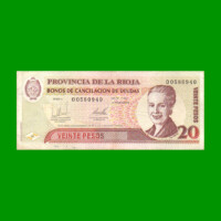 BONO DE LA RIOJA $20,00 SERIE A, EC 365, AÑO 2001, ESTADO MUY BUENO.-