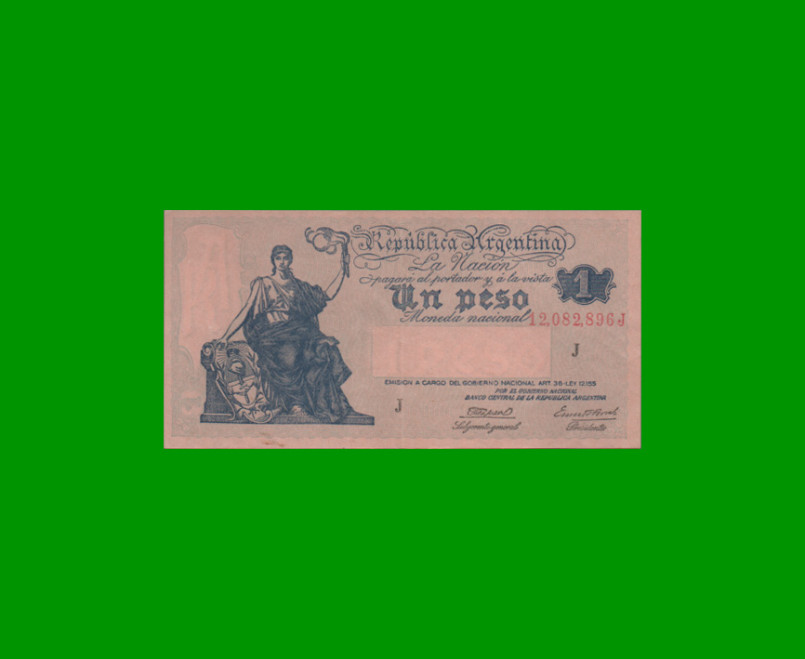 EL PROGRESO $ 1,00, BOT 1826, AÑO 1944, ESTADO MUY BUENO+ .-