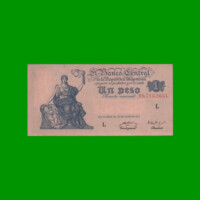 EL PROGRESO $ 1,00, BOT 1837, AÑO 1949, ESTADO SIN CIRCULAR.-