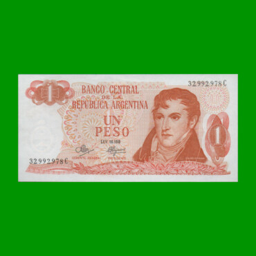 PESOS LEY 18.188 $1,00, BOT 2309, AÑO 1972, ESTADO EXCELENTE.-