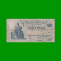 EL PROGRESO $ 5,00, BOT 1849, AÑO 1940, ESTADO BUENO.-