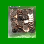 BOLSA DE (50) MONEDAS DE BRASIL, R$ 0,10, AÑO 2021, ESTADO NUEVAS.-