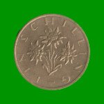 MONEDA DE AUSTRIA 1 CHELIN, AÑO 1990, ESTADO USADA.- - Imagen 2