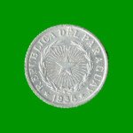 MONEDA DE PARAGUAY 1 PESO, AÑO 1938, ESTADO USADA.- - Imagen 2