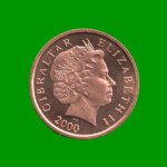 MONEDA DE GIBRALTAR 1 PENIQUE, AÑO 2000, ESTADO NUEVA.- - Imagen 2