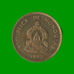 MONEDA DE HONDURAS 5 CENTAVOS, AÑO 1995, ESTADO USADA.- - Imagen 2