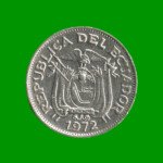 MONEDA DE ECUADOR 20 CENTAVOS, AÑO 1972, ESTADO USADA.- - Imagen 2