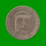 MONEDA DE VENEZUELA 12 1/2 CENTIMOS, AÑO 1945, ESTADO USADA.- - Imagen 2