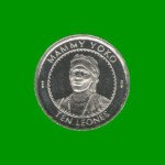 MONEDA DE SIERRA LEONA 10 LEONA, AÑO 1996, ESTADO NUEVA.- - Imagen 2