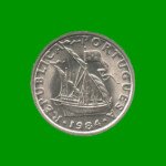MONEDA DE PORTUGAL 2.50 ESCUDOS, AÑO 1984, ESTADO USADA.- - Imagen 2