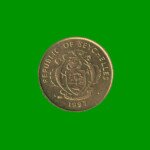 MONEDA DE SEYCHELLES 1 CENTIMO, AÑO 1997, ESTADO NUEVA.- - Imagen 2