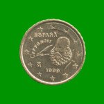 MONEDA DE ESPAÑA 10 CENTAVOS DE EURO, AÑO 1999, ESTADO USADA.- - Imagen 2