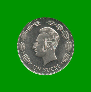 MONEDA DE ECUADOR 1 SUCRE, AÑO 1988, ESTADO NUEVA.-