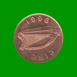 MONEDA DE IRLANDA 1 PENIQUE, AÑO 1996, ESTADO NUEVA.- - Imagen 2