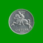 MONEDA DE LITUANIA 1 CENTAS, AÑO 1991, ESTADO NUEVA.- - Imagen 2