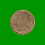 MONEDA DE TAILANDIA 50 SATANG, AÑO 1957, ESTADO USADA.- - Imagen 2