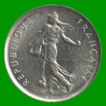 MONEDA DE FRANCIA 5 FRANCOS, AÑO 1971, ESTADO USADA.- - Imagen 2