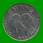 MONEDA DE GHANA 50 CEDI, AÑO 1999, ESTADO NUEVA.- - Imagen 2