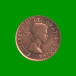 MONEDA DE CANADA 1 CENTAVO, AÑO 1961, ESTADO USADA.- - Imagen 2