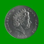 MONEDA DE ISLAS COOK 5 CENTIMOS, AÑO 2000, ESTADO NUEVA.- - Imagen 2