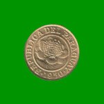 MONEDA DE PARAGUAY 1 CENTIMO, AÑO 1950, ESTADO NUEVA.- - Imagen 2