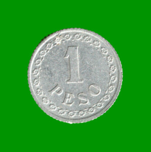 MONEDA DE PARAGUAY 1 PESO, AÑO 1938, ESTADO USADA.-