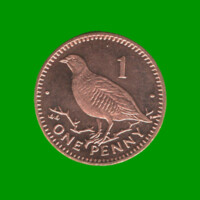MONEDA DE GIBRALTAR 1 PENIQUE, AÑO 2000, ESTADO NUEVA.-