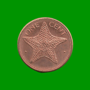 MONEDA DE BAHAMAS 1 CENTAVO, AÑO 1998, ESTADO USADA.-