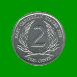 MONEDA DE CARIBE DEL ESTE 2 CENTAVOS, AÑO 2002, ESTADO NUEVA.-