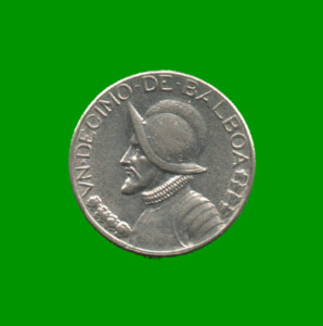 MONEDA DE PANAMA 1/10 BALBOA, AÑO 1970, ESTADO USADA.-