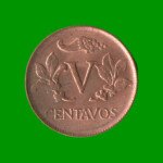 MONEDA DE COLOMBIA $ 5 CENTAVOS, AÑO 1968, ESTADO USADA.-