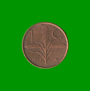 MONEDA DE MEXICO 1 CENTAVO, AÑO 1964, ESTADO USADA.-