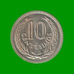 MONEDA DE URUGUAY 10 CENTECIMOS, AÑO 1959, ESTADO USADA.-