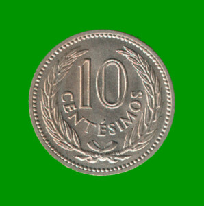 MONEDA DE URUGUAY 10 CENTECIMOS, AÑO 1959, ESTADO USADA.-